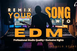 professionally remix your song into an edm banger