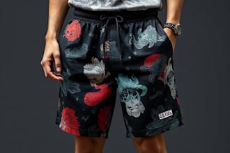 custom design streetwear mesh short or pants for your clothing brand