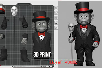 color paint slice split 3d model stl to 3mf multicolor bambu lab ready for print
