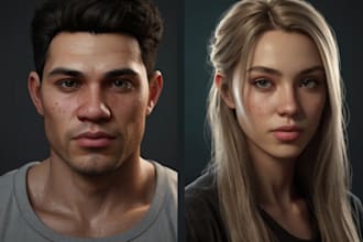 create realistic portraits and characters