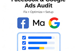 do facebook ads audit, fix, optimize google meta ads campaign setup