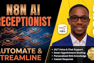 setup n8n ai receptionist n8n ai voice calling agent n8n elevenlabs retell calls