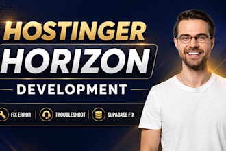 fix hostinger horizon chatbot webapp supabase firebase base login signup