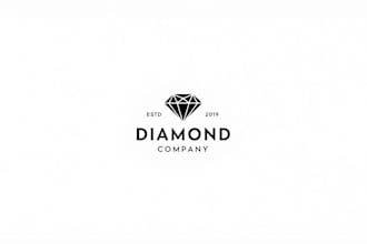 design awesome diamond logo with express delivery