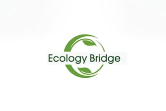 design amazing super ecology bridge logo