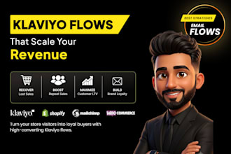 setup klaviyo email marketing flows in shopify