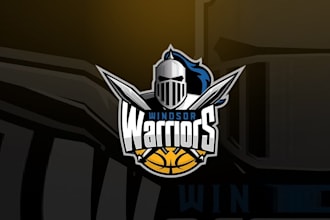 design luxurious windsor warriors team logo
