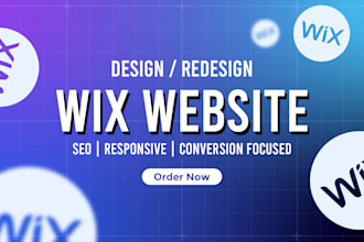 design wix website, wix website redesign, wix business website