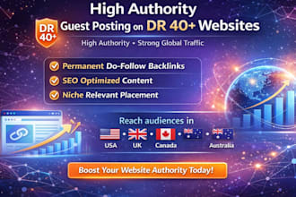 build tech guest post backlinks for google 1st page ranking