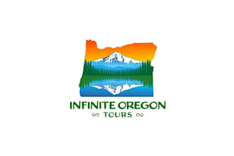 do super tour company logo for waterfalls mountains galore