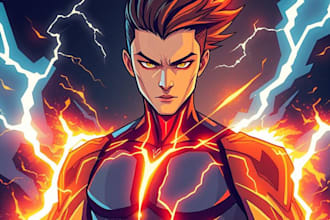 draw a vector  character, cartoon character