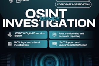 do private detective , osint, bg check, fb problem solve