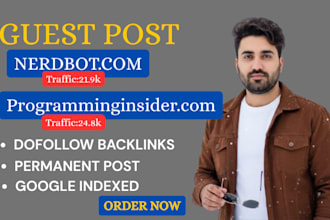 do guest post on nerdbot, programminginsider