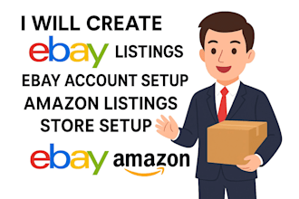 create and optimise your ebay and amazon product listings professionally