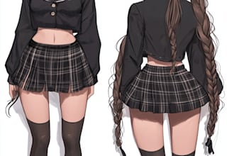 draw anime style fanart, ecchi and original characters