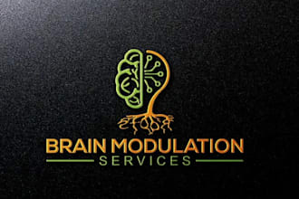 design neuro, brain, pharmacy, clinics and sciences logo