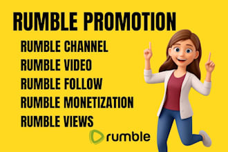 do real rumble video promotion to boost views and followers