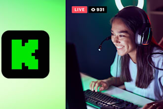 promote twitch kick streams with live viewers and chatters to reach affiliate