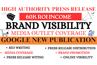 deliver professional press release writing and  media publication