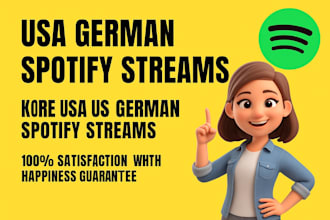 help you grow your spotify exposure in USA  germany real engagement