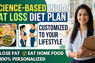 create a science based indian fat loss diet plan customized to your lifestyle