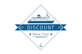 design premium logo with cruise ship trips at local prices