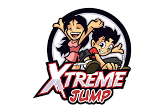 design high quality xtreme jump indoor sports park logo