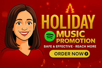 promote your christmas music to active holiday spotify playlist listeners