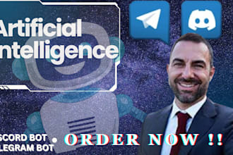develop telegram or discord bot for gaming or crypto community