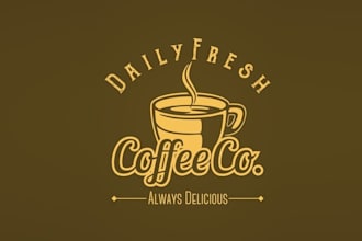 design professional logo for daily fresh coffee company