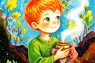 children book illustration and children book illustration