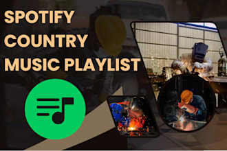 create a personalized country music playlist for spotify