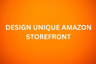 design unique amazon storefront