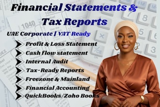prepare corporate financial statements and tax ready reports for uae businesses