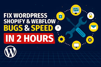 fix wordpress shopify bug webflow speed optimization woocommerce bug