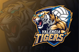 create illustration, e sports logo