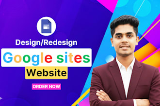 design professional business website using google sites