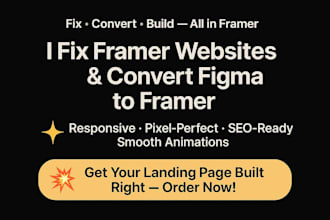 fix framer speed SEO and mobile responsiveness issues