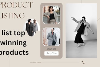 list shopify product with SEO titles tags and description