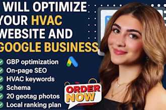 optimize your hvac website and google business profile for local SEO and repair