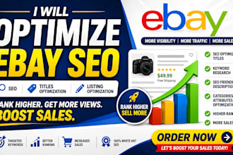 optimize ebay seo, product listing optimization, titles, descriptions