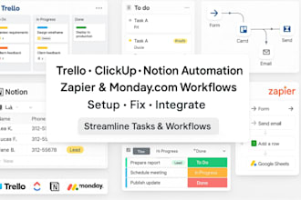 setup fix trello clickup zapier notion automation zapier integration monday crm