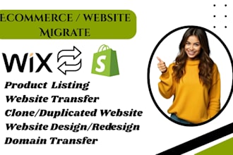 migrate clone backup transfer etsy wix wordpress ebay migrate to shopify website