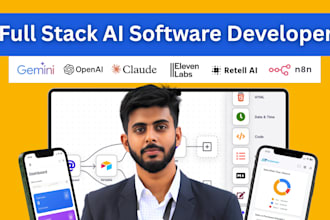 be full stack ai software developer, backend, frontend developer