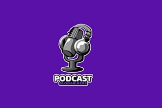 create sport, podcast logo design
