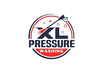 design a unique power wash, pressure washing, soft wash or cleaning service logo