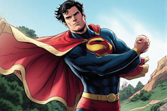 draw you a dc superhero or villain character