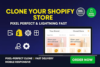 clone shopify, copy shopify store, duplicate shopify, redesign and copy theme