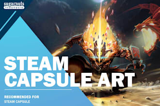 create an outstanding steam capsule art for your game