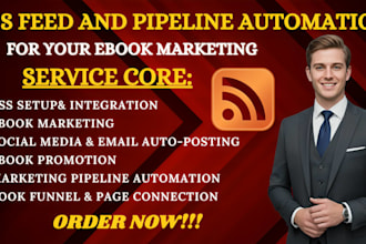 automate your ebook marketing using RSS feed and workflow system